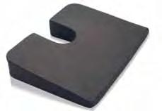 K2 Health Products KÖLBS Coccyx Foam Cushion Cut-out reduces pressure on the spine and coccyx Tilted cushion