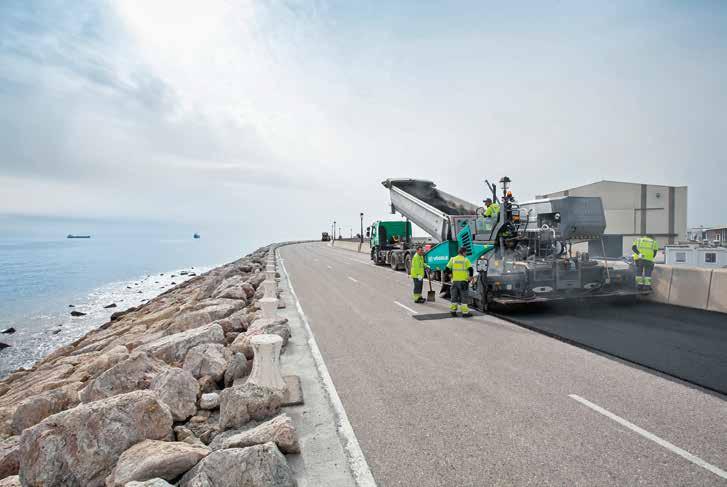 VÖGELE > Top: World s only spray paver for paving thin