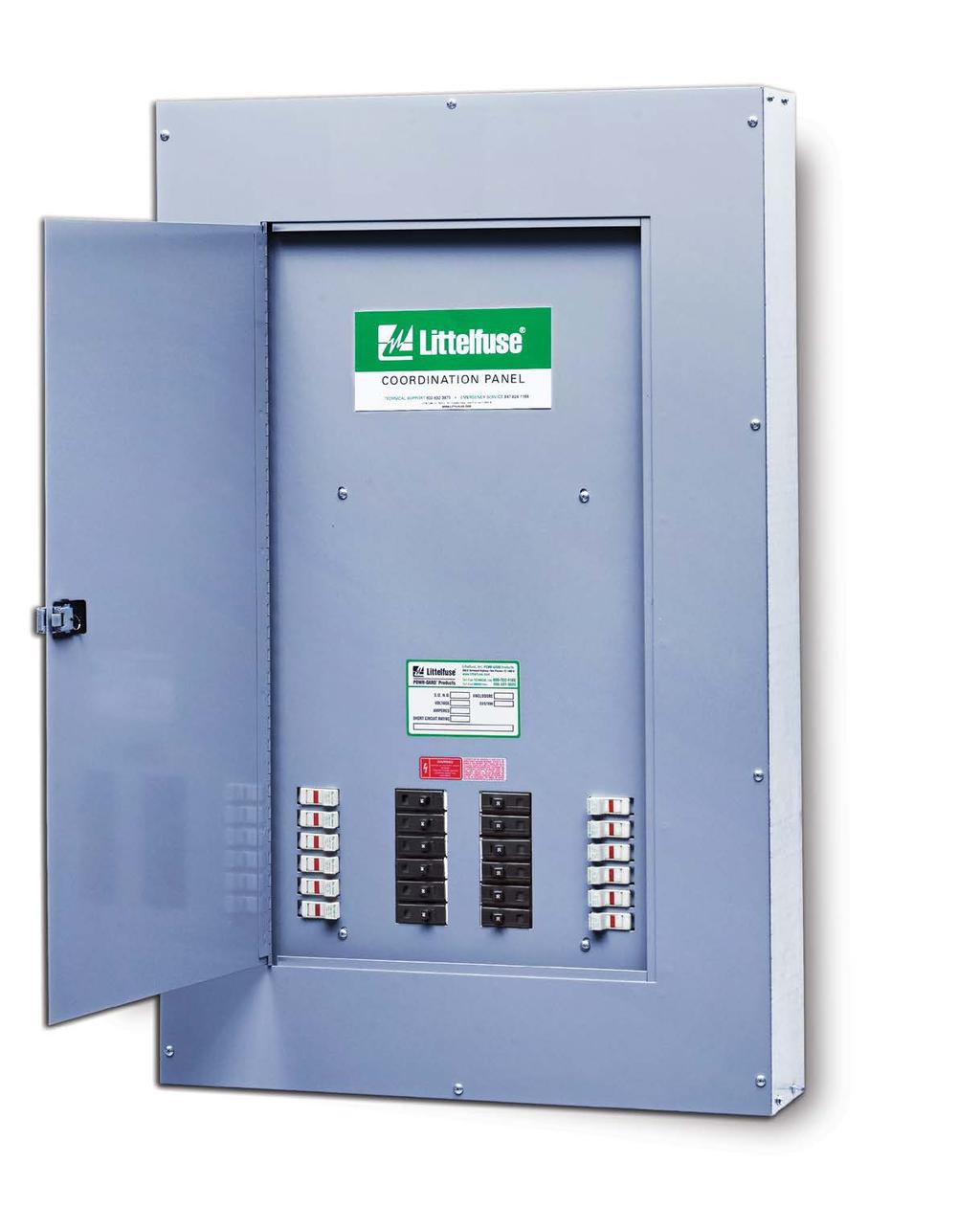 OVERVIEW The Littelfuse LCP Selective Coordination Panel uses circuit breakers in series with fuses and fuse holders to respond to overloads and short-circuits, respectively, in order to achieve