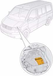 Location in Golf 2004 under the front left wheel housing The control unit is produced by ASIN AW Japan.