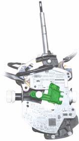 Gearbox Control Tiptronic switch F189 The Tiptronic switch is located in the circuit board on the selector lever.