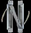 7 SPECIFY TRIM EE Eclipse Escutheon GE Galaxy Escutheon SPECIFY KEY CYLINDERS (OPTIONAL) CYL-6KDQ CYL-6KAQ 6 pin, 1.125" Mortise Cylinder, Keyed Different, Dull Chrome 6 pin, 1.