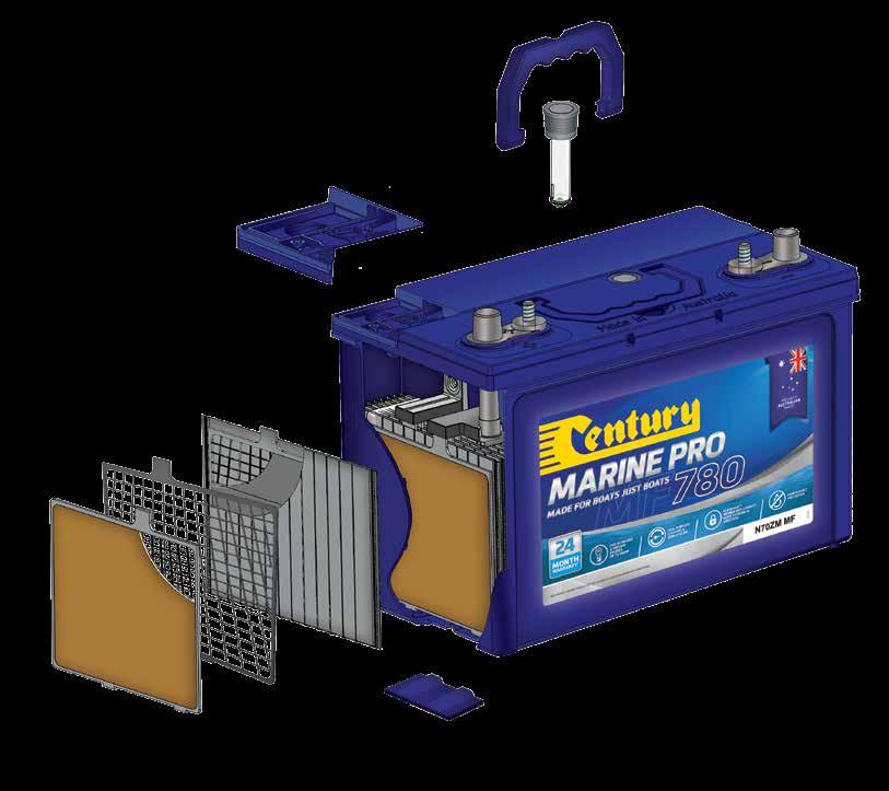 components, Century batteries are specifically designed to handle the rigours of wave pounding