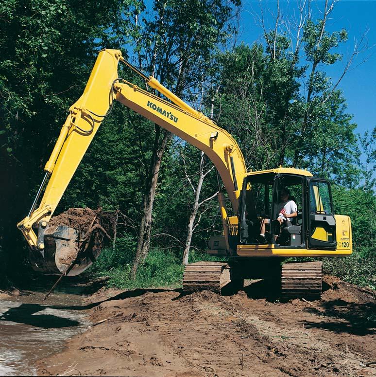 H YDRAULIC E XCAVATOR PC120-6/LC-6 Power, versatility, maneuverability, controllability you name it. Never has there been an excavator so easy to operate, so natural, so intuitive, so responsive.