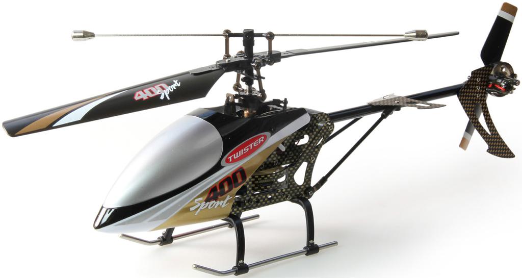 Single Rotor 400 size Helicopter with 2.4GHz Transmitter INSTRUCTION MANUAL FEATURES Factory assembled and Ready-to-fly 7-8 minute flight times!