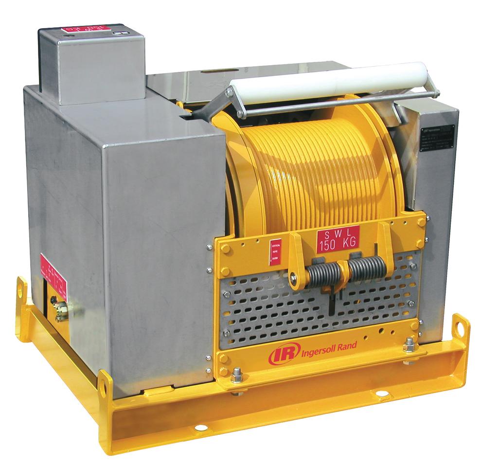 Liftstar Dedicated Man Rider Hydraulic Winches 150 kg (330 lb) Ingersoll Rand Liftstar Hydraulic Man Rider winches are specifically designed for safe and reliable personnel lifting.