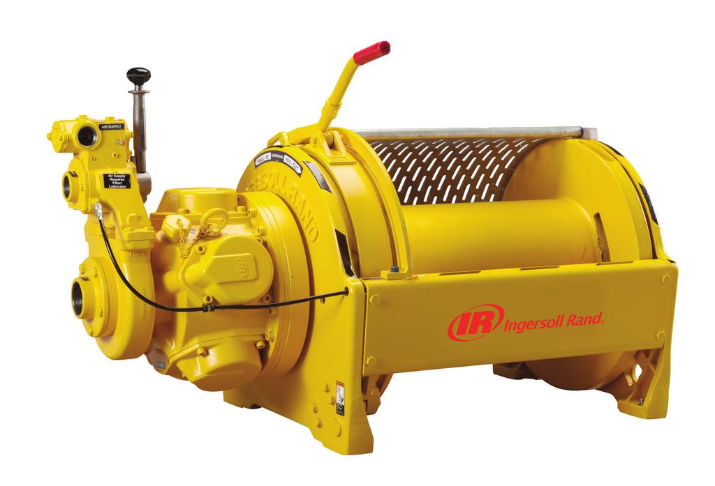 Third Generation Dual Purpose Air Winches 920-3,600 kg (2,035-8,000 lb) Ingersoll Rand Dual Purpose winches are designed to maximize the use of your equipment.