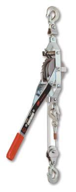 5 P Series wire rope pullers 1,000 and 2,000 lb capacities Wire puller features 4:1 design factor meets ASME B30.