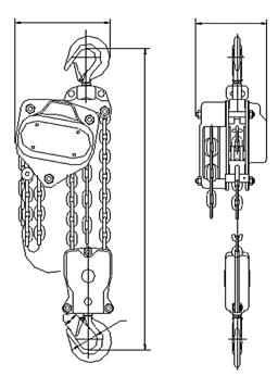 corrosion resistance Double hand-chain guides for smooth operation when pulling excess hand chain Open frame design for easy cleaning and inspection CE certified; hoists meet or exceed regional