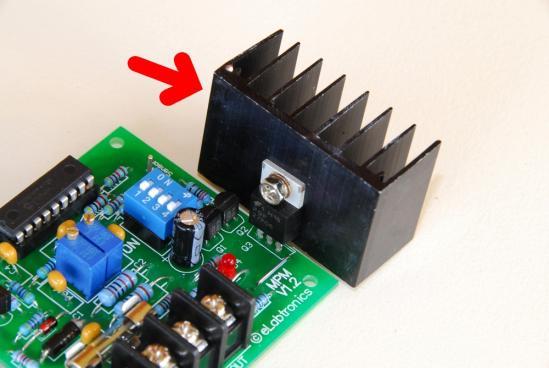 As a general rule of thumb, no heatsink will be needed if you re operating warnin g globes, LEDs or beepers. If you re pulsing a pump, a medium sized heatsink like the one pictured will be needed.