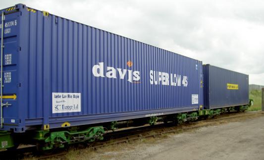 Davis Super Low45 intermodal wagon Example #1: Authorization difficulties of new products Seven years of development TSI approved (December 2010) with UK-specific derogations G1 compliant, semi