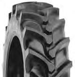 Rugged nylon cord body with flexible sidewall and tough tread rubber. 11.2-24 4 65 32 321-893 14.