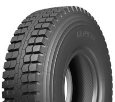 Shallow tread design for entry level applications. GL268D Premium open shoulder with directional tread pattern.
