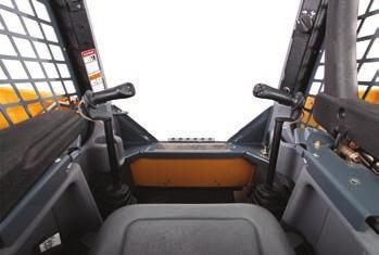 Optional air-ride suspension seat or mechanical