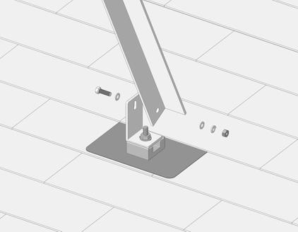 tep 5: Attach Legs to orthern L Feet These instructions cover two types of Legs, the Telescoping and the One-Piece. Both types are secured to the Mounting Foot using a x 1 hex bolt and hardware.
