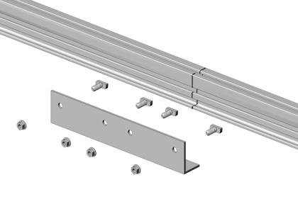 plice Plates get mounted on the sides of the Power Rail. The steps below describe how to install a plice Plate. A.