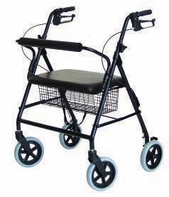 BARIATRIC BARIATRIC A Graham-Field Brand Rollators Bariatric: Walkabout Imperial Four-Wheel Aluminum Rollators Walkabout Imperial rollators are ideal for the bariatric user. 20"-wide padded seat.