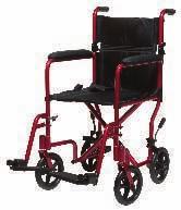 caregiver Weight Capacity 400 lb Semi-Pneumatic rear wheels and casters Chair weighs 33 lb EJ763-1 Folded EJ777-1 Bariatric Model EJ767-1 Transport Chair Dimensions and Weights Seat Back Overall Wt.