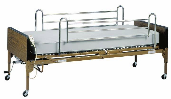 Universal Homecare Bed Semi-Electric Universal Homecare Bed with Innerspring Mattress and Full Rails Shown.