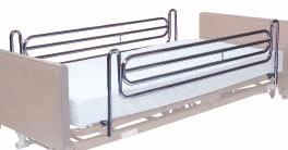 Designed to meet the requirements of HCPCS code: E0305. GF6650A-1 1 pr GF6650A-1 Low Universal Half Rails Designed for use on beds that go lower to the floor than standard beds.