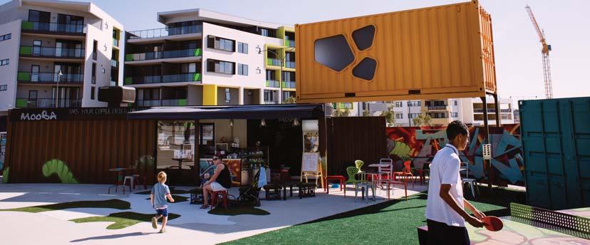 12 Container Cafes Container Cafes For A Community Feel Nothing gives a new development or suburb a community atmosphere like having somewhere for the residents to drink coffee and meet other locals.