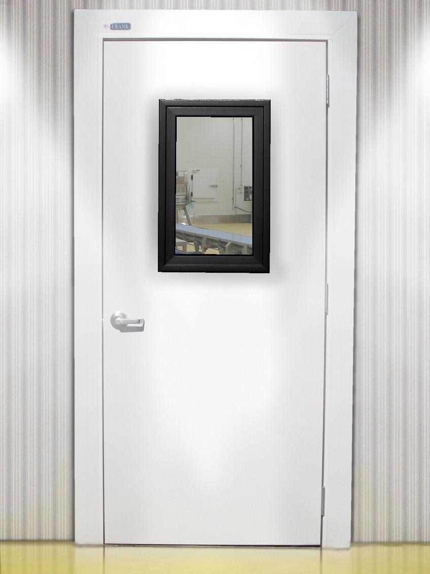 EFD-ESS-2 Insulated, In-Fitting Personnel Door ENERGY SAVER SERIES Single or double doors Extruded polymer frame for a complete perimeter, front-to-back thermal