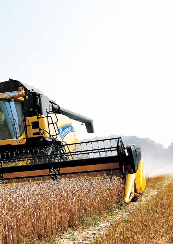 OUTSTANDING CAPACITY In 2008 the CR combine broke the Guinness World Record for harvesting. During the record it harvested 551 tonnes in under eight hours.