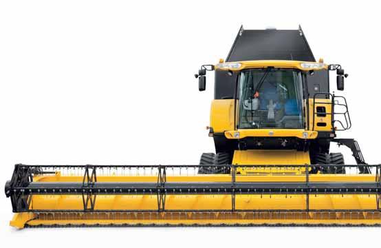 8 9 GRAIN HEADERS LEADING FROM THE FRONT New Holland knows that the harvesting process starts with the crop.