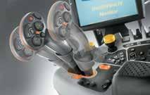 The right hand console contains less frequently used functions, which are laid out in an ergonomic and logical manner.