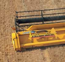 partner. The knives can be adjusted by a full 575mm in their fore-aft position for ideal feeding. The 660 mm diameter auger with deep flights provides fast, smooth feeding even in the heaviest crops.
