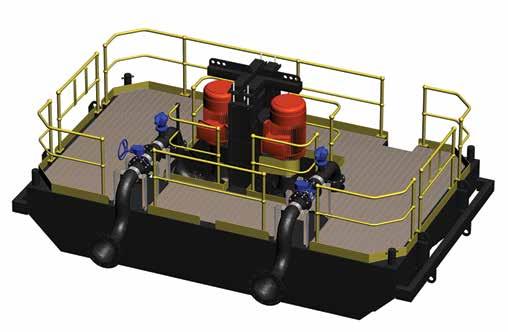 Multiflo ME electric pontoon pump units Custom built to suit site specific applications, ensuring the best performance under the toughest conditions.