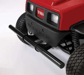 and heavy duty bumper help you operate in more