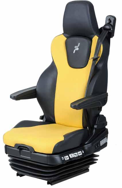 The seat has a re-worked backrest foam that increases the side support and gives the seat a fashionable look.