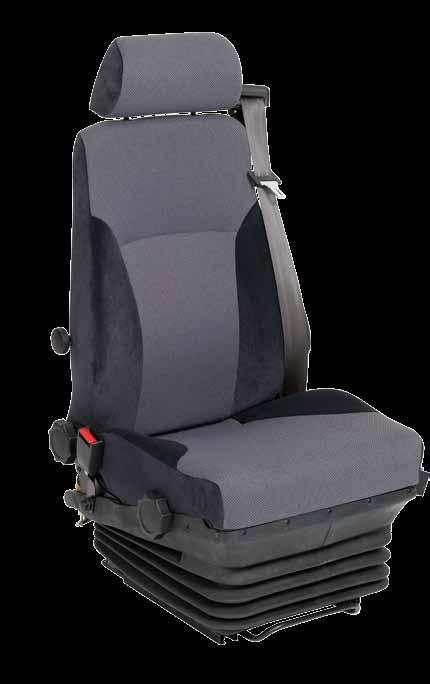 This model of seats can be equipped with seat cushion extension.
