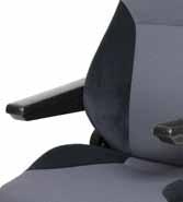 The seat can be equipped with adjustable armrests BE-GE 92-series is our most