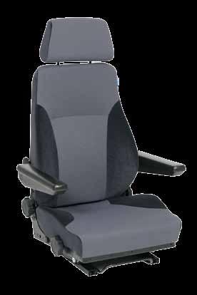 The seat pictured contains optional features.
