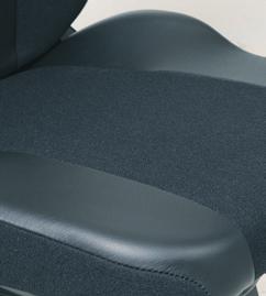 The seat is available with both low and high backrest, the high version is with advantage