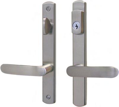 ALLEGRO TORINO Solid Brass Handle & 30mm Plate Series ALLEGRO Series Unassembled Trim Kits Handle sets for active doors with US-cylinder 1 K-U3192-01-0-* (cylinder included)