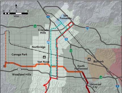 Sepulveda Pass Study Corridor Extends for 30 miles San Fernando Valley - 12 miles Sepulveda Pass 8 miles Westside to LAX 10