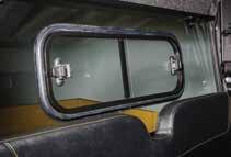 201717 $799 MSRP Full-length glass door protects passenger from dirt, dust and the elements.