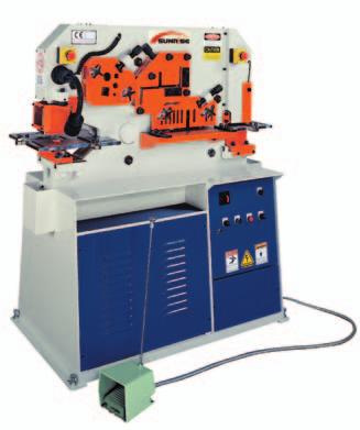 The IW-50A features a vertical moving ram at the punching station which improves the punching result