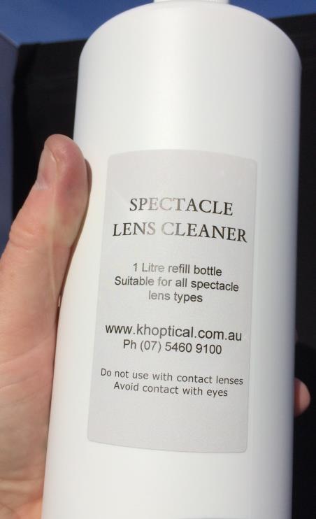 Lens Cleaner PRO Lens Spray Item No: PRO-30 PRO Lens Spray Item No: PRO-60 $1.09 each (30ml) $1.