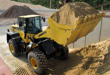 Versatile Linkages Efficient loading and earthmoving The Komatsu WA320-6 with Z-bar provides