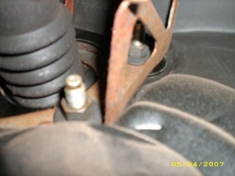 view of the pedal mount