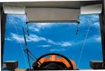 This greatly helps reduce the temperature rise in the cab, and increases the cooling efficiency of
