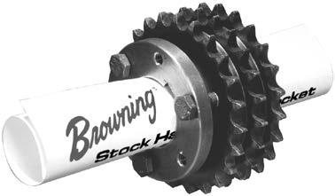 Finished Bore Sprockets are available with Hardened Teeth and 2 Setscrews for driver size sprockets, (0 teeth and smaller).