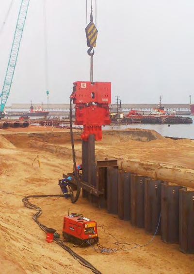 For more than 80 years PTC has been mastering vibration technology and developing innovative pile driving solutions: THE VIBRODRIVERS PTC Vibrodrivers are efficient hydraulic vibratory hammers that