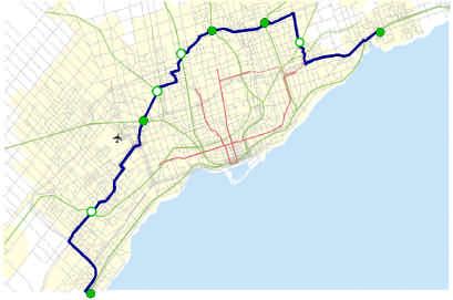 Figure 3 GO BRT Proposal City of Mississauga Section of the GO BRT proposal There are several examples of BRT already in operation that demonstrate the BRT concept has merit including Ottawa,