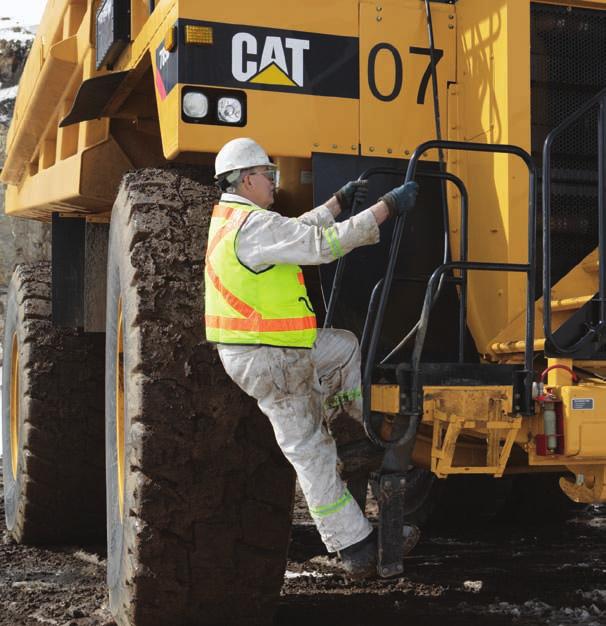 Safety Caterpillar mining machines and systems: Safety is priority one.