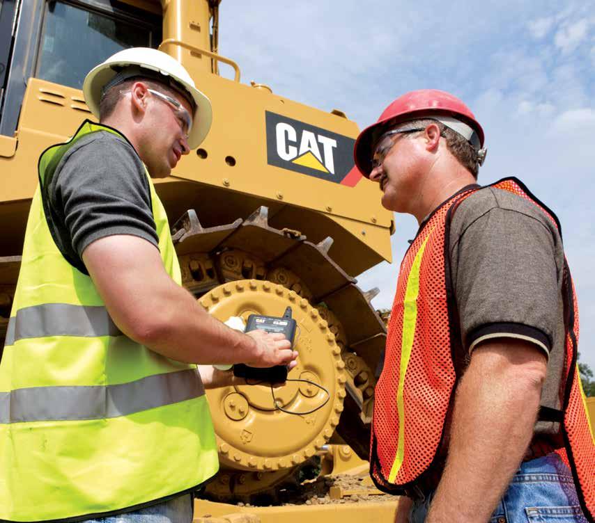 COMPREHENSIVE SUPPORT To help you get the most from your Cat Undercarriage, Caterpillar and Cat dealers also remain dedicated to